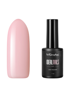 База для гель-лака InGarden IDEALNAILS nude каучуковая камуфлирующая нюдовая, 11 мл