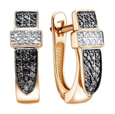 Серьги из красного золота с бриллиантами Империал S2048-135 Imperial