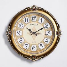 Часы настенные, серия: Интерьер, Роскошь, плавный ход, d=27.5 см, 38.5 х 38.5 см China