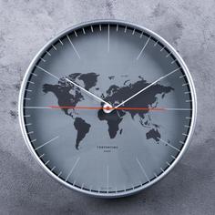 Часы настенные, серия: Интерьер Материки, d=30.5 см China