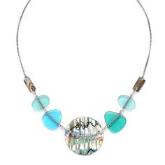 Колье из бижутерного сплава с гелиотисом 47,5 см Nature Bijoux NB22.1-15-42131