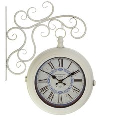 Часы настенные декоративные двусторонние, L43 W9 H50 см, (2хАА не прилаг.) KSM-748044 Remeco Collection