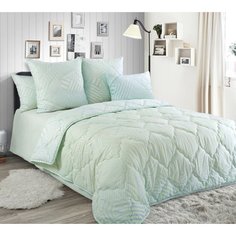 Одеяло евро (200х220 см) Эвкалипт перкаль арт 238 всесезонное ОИ Текс Дизайн