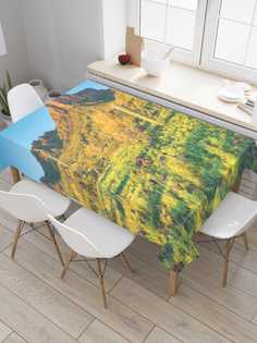 Скатерть прямоугольная JoyArty "Солнечный техас" из сатена, 120x145 см