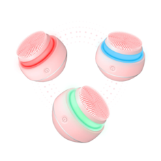 Массажер для ультразвуковой чистки лица FitTop L-Sonic розовый