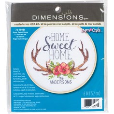Набор для вышивания Dimensions DMS-72-75984 Дом, милый дом, 15.2 см
