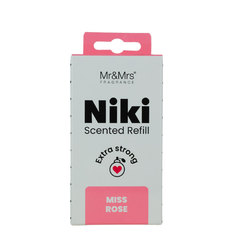 Сменный блок для ароматизатора авто Mr&Mrs Fragrance NIKI Miss Rose/Мисс Роза