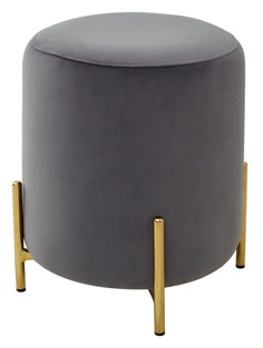 Пуф для гостиной М-City RICE BLUVEL-14 GREY / GOLD
