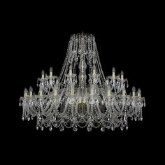 Хрустальная люстра 1411/24+12/530 G Bohemia Ivele Crystal