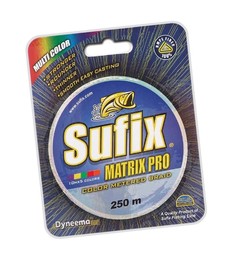 Леска Sufix Matrix Pro Multi Color (250м/0.18мм/ 13,5кг)