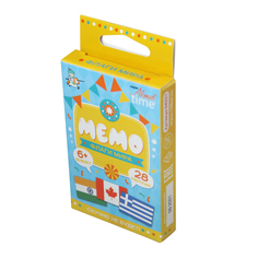 Настольная обучающая игра МЕМО Флаги (28 карточек) 4351 Десятое королевство