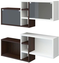 Полка Мэрдэс ПК-20 Венге/Белый жемчуг Merdes