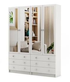 Шкаф МФ Владимир Бостон-23 Белое дерево