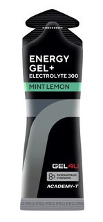 Гель энергетический GEL4U, Energy Gel + Electrolyte 300, 10х60мл (Лимон-мята)