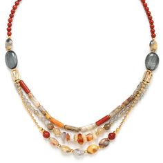 Ожерелье из бижутерного сплава с кварцем 46 см Nature Bijoux NB22.1-15-42022