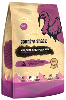 Сухой корм для кошек Country Snack индейка с потрошками, для стерилизованных, 500 г