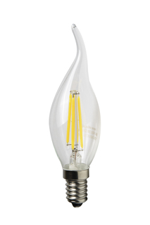 Светодиодная лампа Виктел BK-14W5CF30, E14, 5W, 3000K, 550Лм Свеча на ветру V Klux