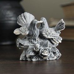 Сувенир "Голуби на ветке" 6см Сувениры из мраморной крошки