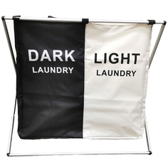 Корзина для сортировки белья с 2-мя отделениями Miabi