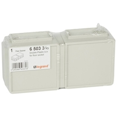 Legrand Короб двойной пластиковый 2х3 модуля