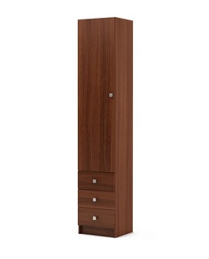 Шкаф МФ Владимир бельевой Бостон-3 Итальянский орех