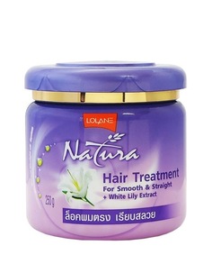 Маска для волос Lolane Natura Hair Treatment выпрямляющая экстрактом белой лилии, 250г