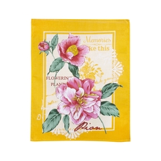 Полотенце кухонное WELLNESS, ПИОНЫ, 45x60