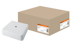 Коробка распаячная КР 75х75х20 ОП белая IP40 TDM 1 шт {SQ1401-0203}