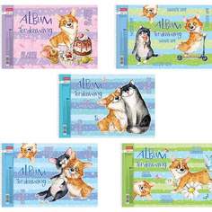 Альбом для рисования Hatber 113075, A4, 24 листа, 100 г/м2, 5 штук