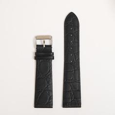 Ремешок из двух частей Ardi мужской, 22 мм, натуральная кожа, черный