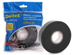 Скотч двухсторонний 22мм х 5м, лента клейкая монтажная на вспененной основе Dollex