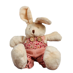 Мягкая игрушка Sima-Land Зайка розовый костюм 4243996