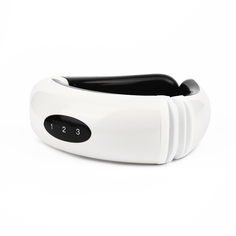 Массажер для шеи и плеч Neck Massager KL-5830 микротоковый электроимпульсный BH0002 белый Baziator