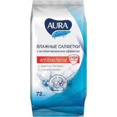 Влажные салфетки AURA, артикул 127493, 72шт. х 5 упак.