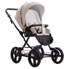 Коляска 2в1 Aroteam COCOLINE Prima 02 св.бежевая кожа