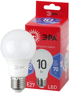 Лампочка светодиодная ЭРА LED RED LINE A60-10W-865-E27 ECO ERA