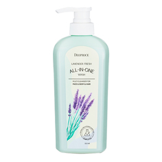 Гель для душа Deoproce lavender fresh all in one wash Очищающий, 510 мл