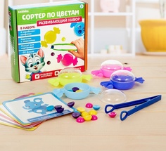 Развивающий набор Сортер по цветам Забияка