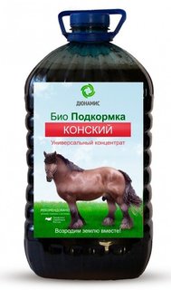 Органическое удобрение конский навоз Дюнамис универсальный концентрат 5 л х 4 шт.
