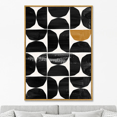 Репродукция картины на холсте Formal Geometry No 5 2021г. 75х105см