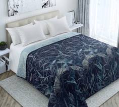 Покрывало Контур 3 Син. из перкали 180х210 стеганое Текс Дизайн