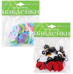 Наклейки Альт 2-093/06 Hobby Time Божьи коровки в ассортименте