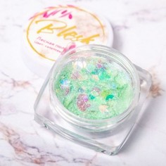 Набор, Blesk, Дизайн для ногтей «Лесная поляна», салатовый, 4 шт.