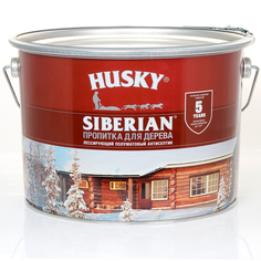 Пропитка для дерева HUSKY SIBERIAN полуматовая дуб 9л