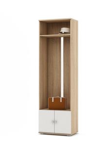 Обувница с вешалкой МФ Владимир Тунис корпус/фасад дуб сонома