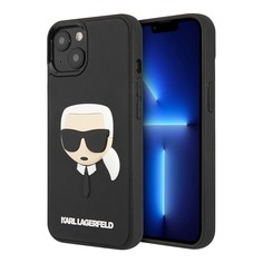 Чехол для смартфона Lagerfeld 3D RUBBER CASE для iPhone 13 mini (KLHCP13SKH3DBK) чёрный