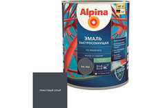 ALPINA Эмаль быстросохнущая по ржавчине RAL7024 0.75 л 948104220