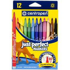 Набор фломастеров Centropen "Just Perfect", арт. 111211, 12 цв х 3 упак.