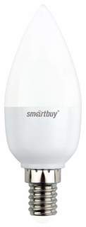 Лампа светодиодная SMARTBUY E14 7W 6000K "Свеча" арт. 663675 - (10 шт.)