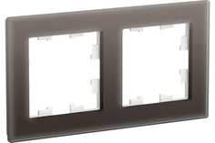 Рамка 2-м AtlasDesign Nature стекло мокко SchE ATN320602 Schneider Electric